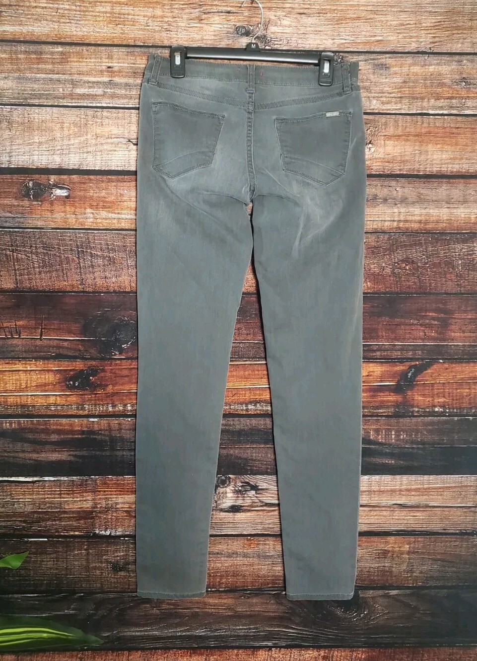 Dear John Jeans Size 28 Gray Denim Stretch Skinny Cotton Blend