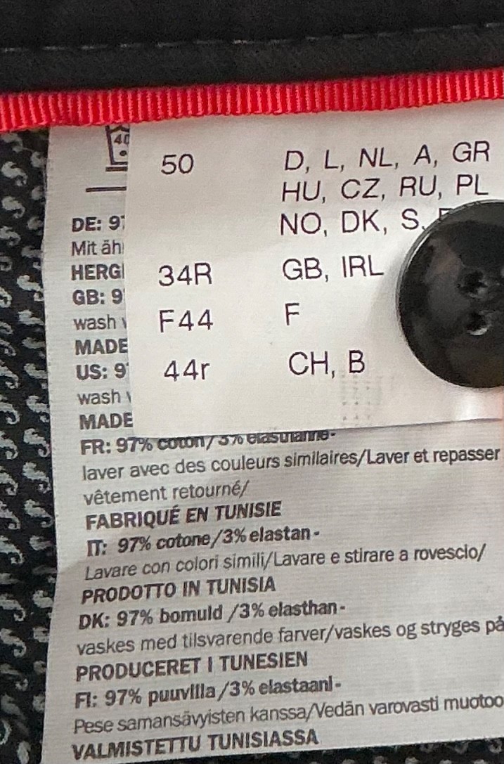 Porsche Design Uniform Mens Acetate Black Casual Trousers Pants Size 34×32 New