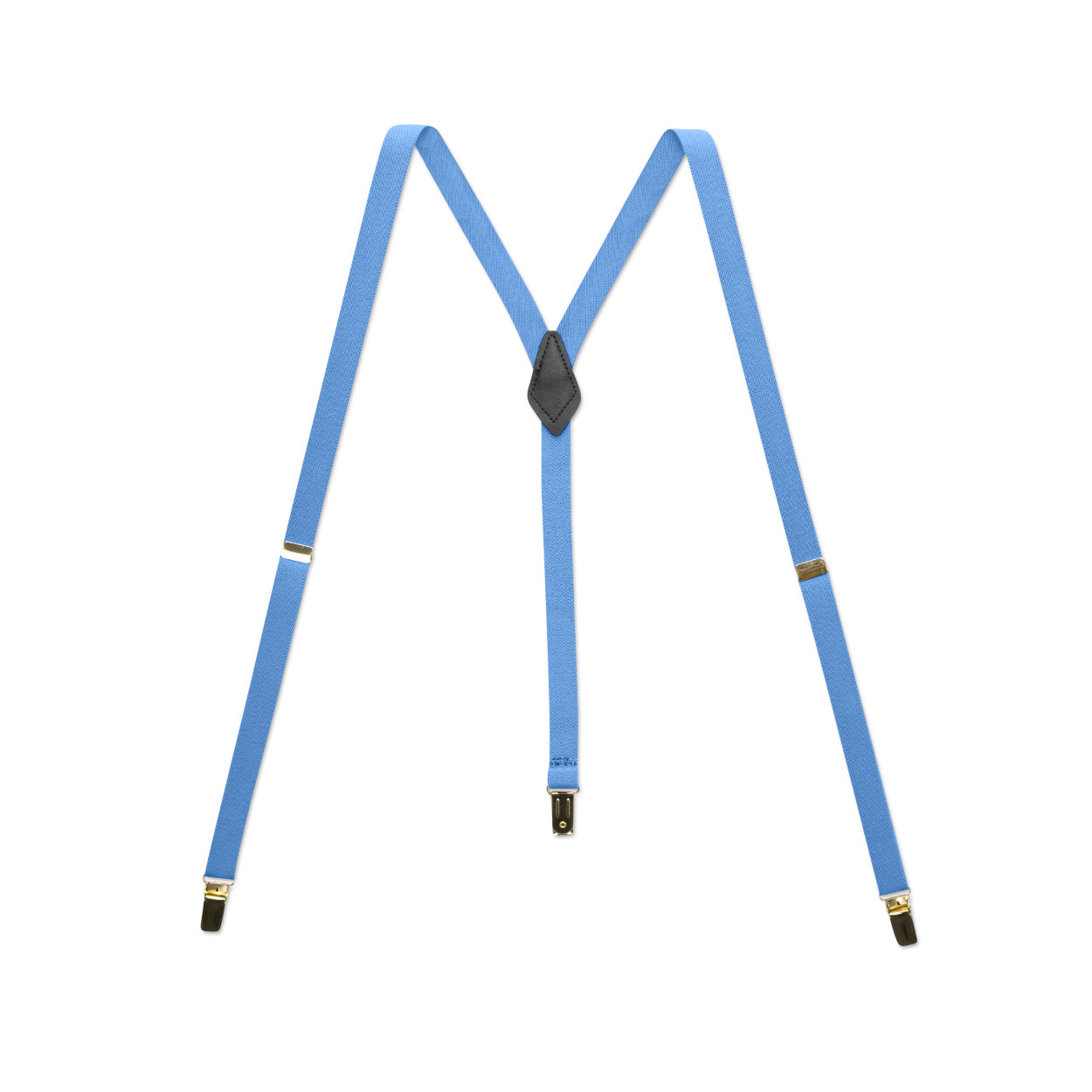 Men’s Thin Suspenders – X/Y Back with Chromed Snap Ons, USA Made