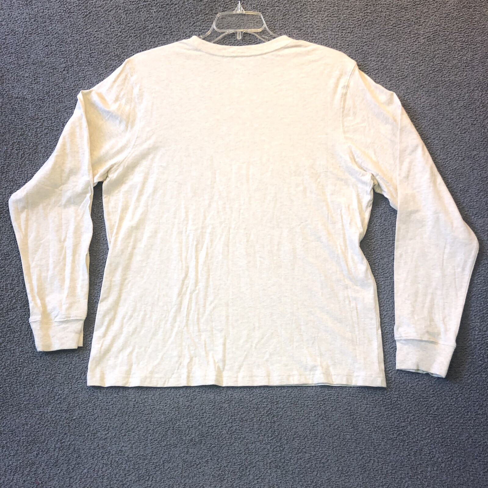 George Shirt Mens XL Long Sleeve Tee Crew Neck Cotton Casual Performance S557A
