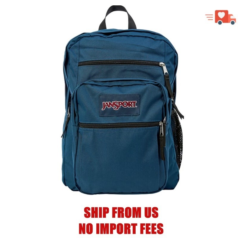 JanSport Big Student Laptop Compatable Backpack, X-Large, Navy Blue (JS00TDN7003