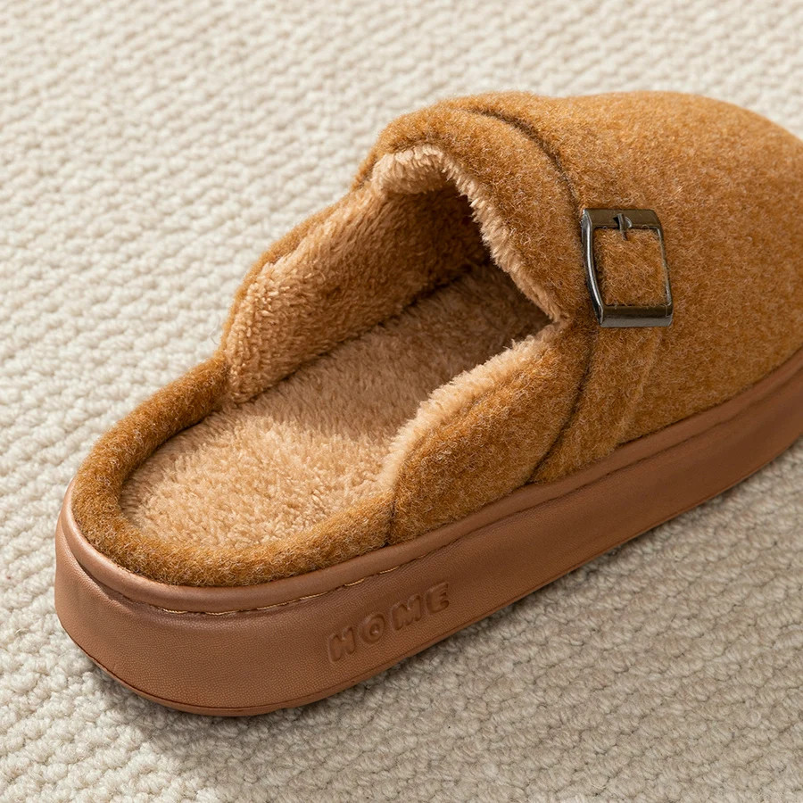 Winter Women’s Indoor Slippers Warm Soft Soled Comfortable Outdoor Non Slip Suit