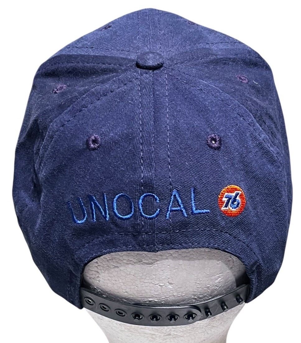 Vintage 76 Unocal Hat Snapback Five Star Blue Made In USA