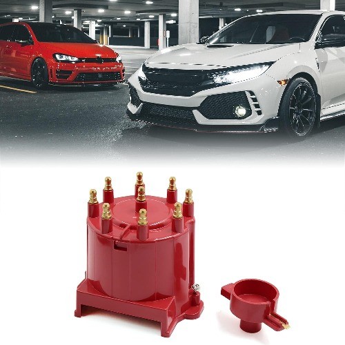 8406 Car Ignition Distributor Cap and Rotor Kit External Coil for Suburban C1500
