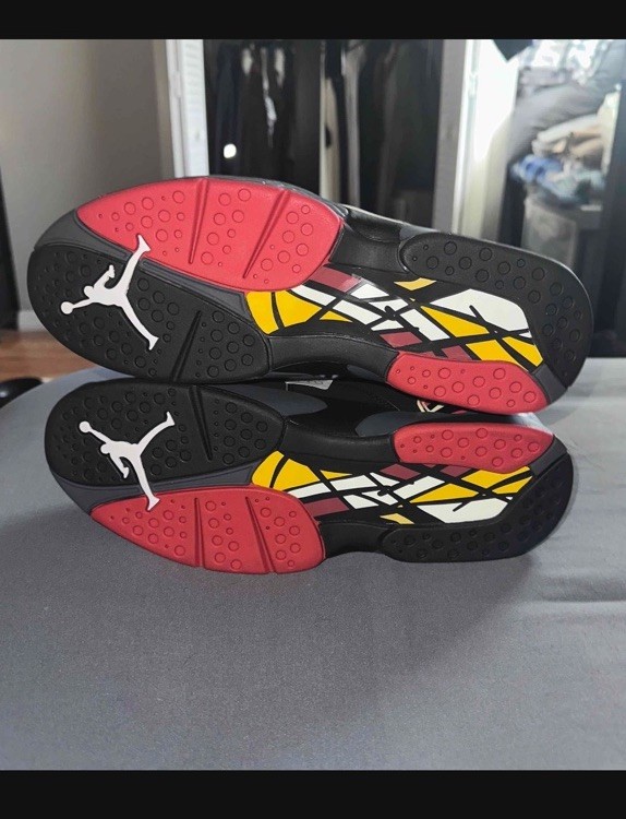 Jordan Air Jordan 8 Retro Low Playoff 2003 Black/True Red-Del Sol 306157-061