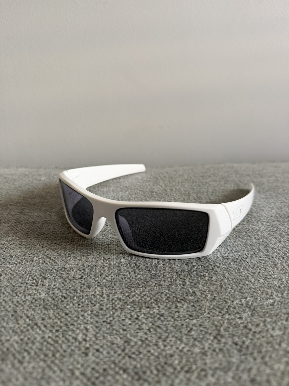 Y2K Oakley Gascan White Sunglasses Made In USA