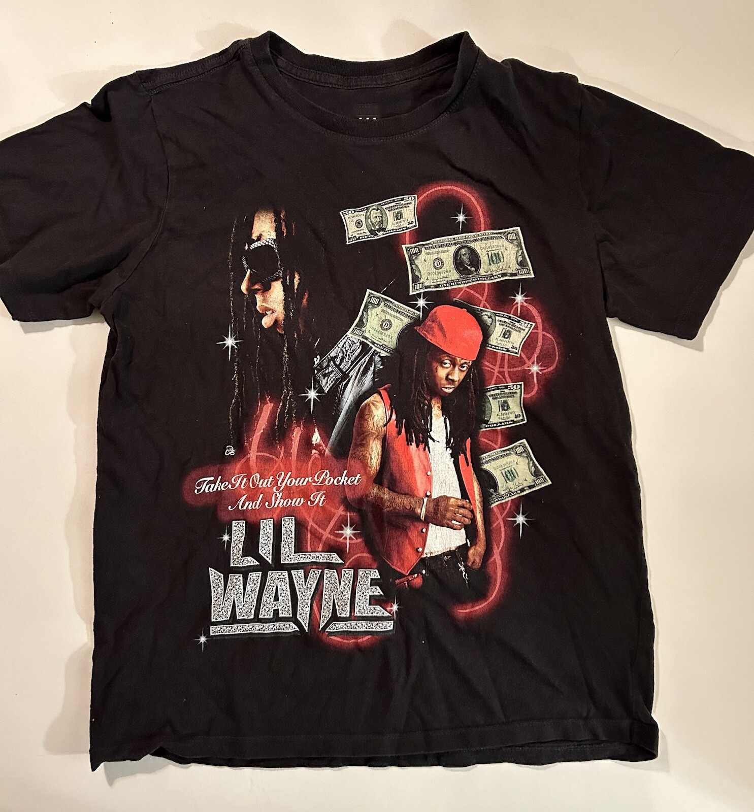 Vintage Lil Wayne Rapper Cash Money T-Shirt S to 5XL SE189 FREE SHIPPING