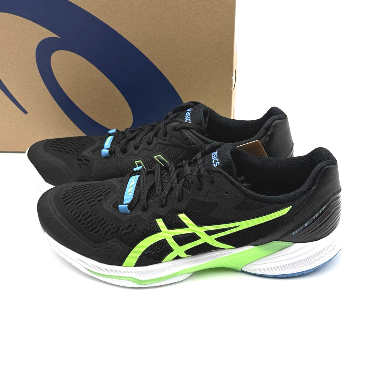 ASICS Sky Elite FF 2 Volleyball Shoes Men’s Size 14 Black / Lime Burst 1051A064