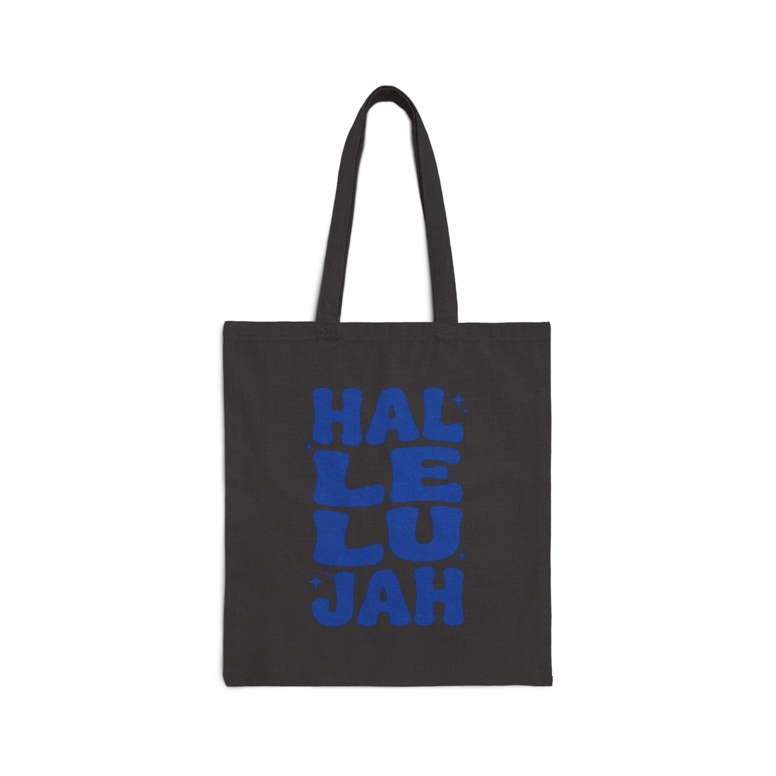 Hallelujah Typographic Tote | Cotton Canvas, Faith Praise Trend