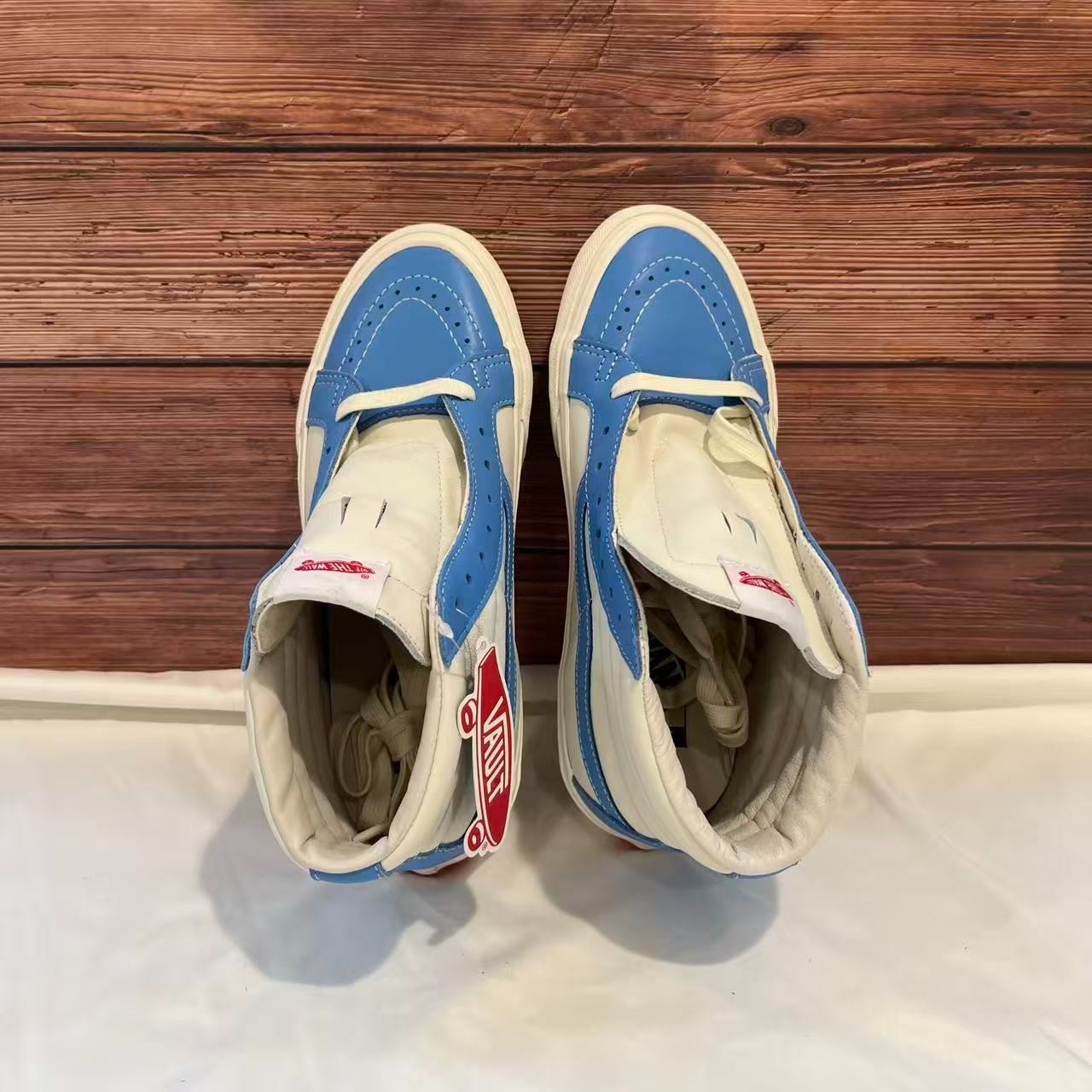 Vans-SK8-HI Reissue VLT LX ‘Bonnie Blue Marshmallow’ Shoes VN0A4BVHXG0