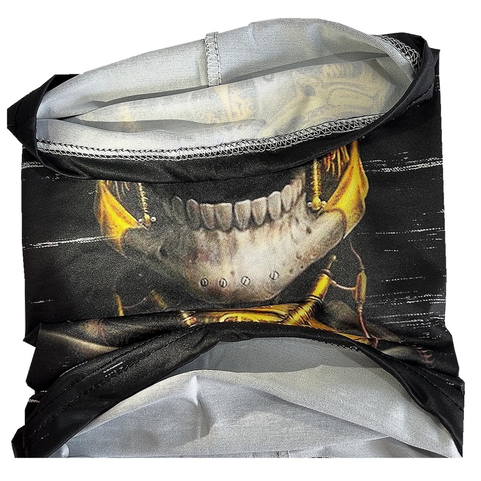 WYSUMMER Scarves Bandanas Skull Face Tube 25cm*50cm/19.7*9.8 in, 17