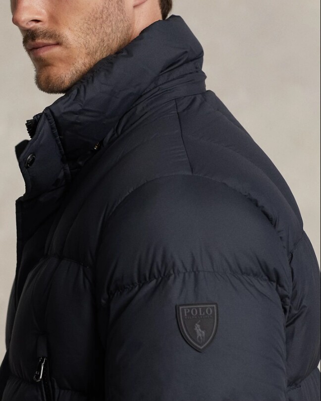Polo Ralph Lauren B&T 650 Down Hooded Jacket Coat Parka Water Repellent Ski Snow