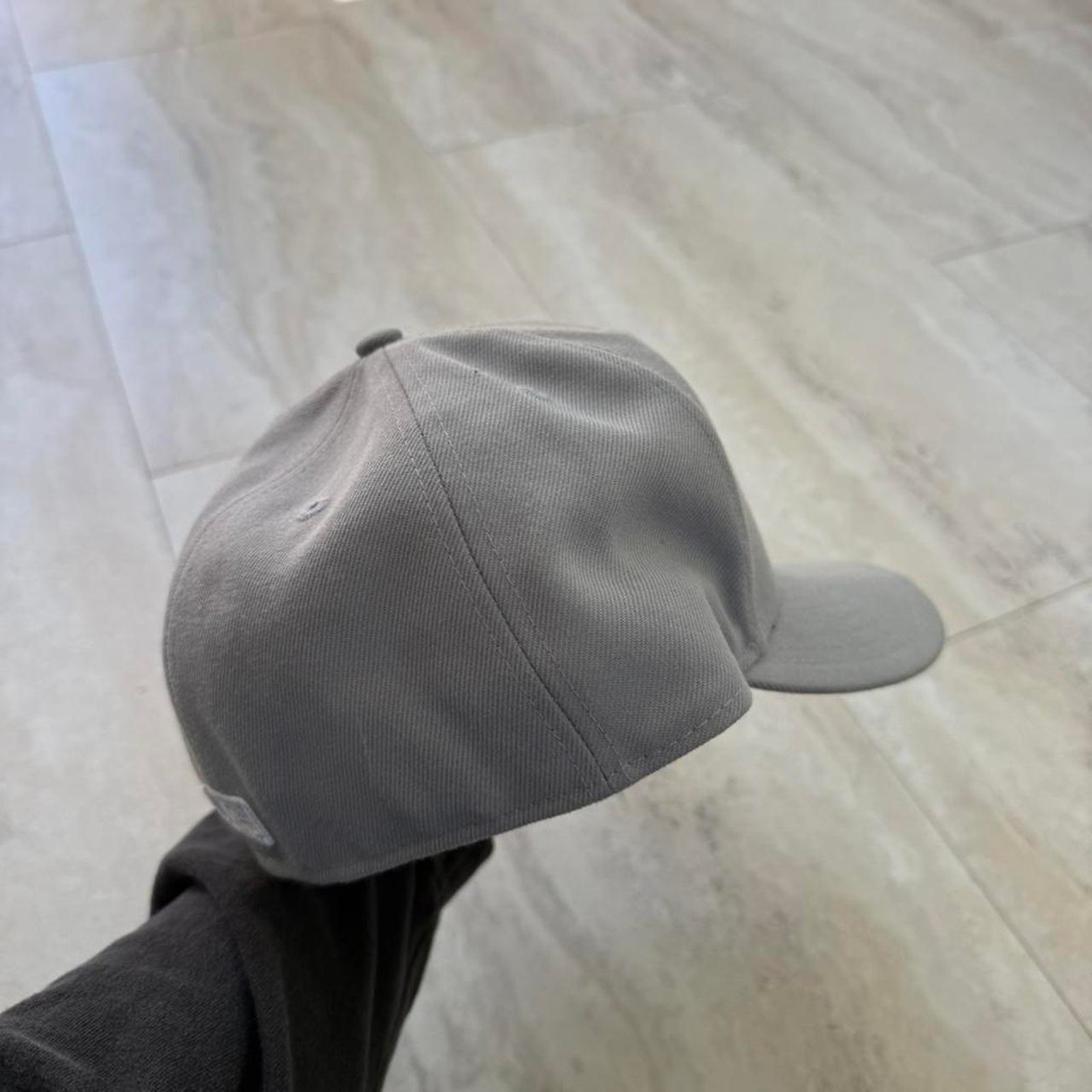 New York Yankees Grey and White 59Fifty Fitted Baseball Cap