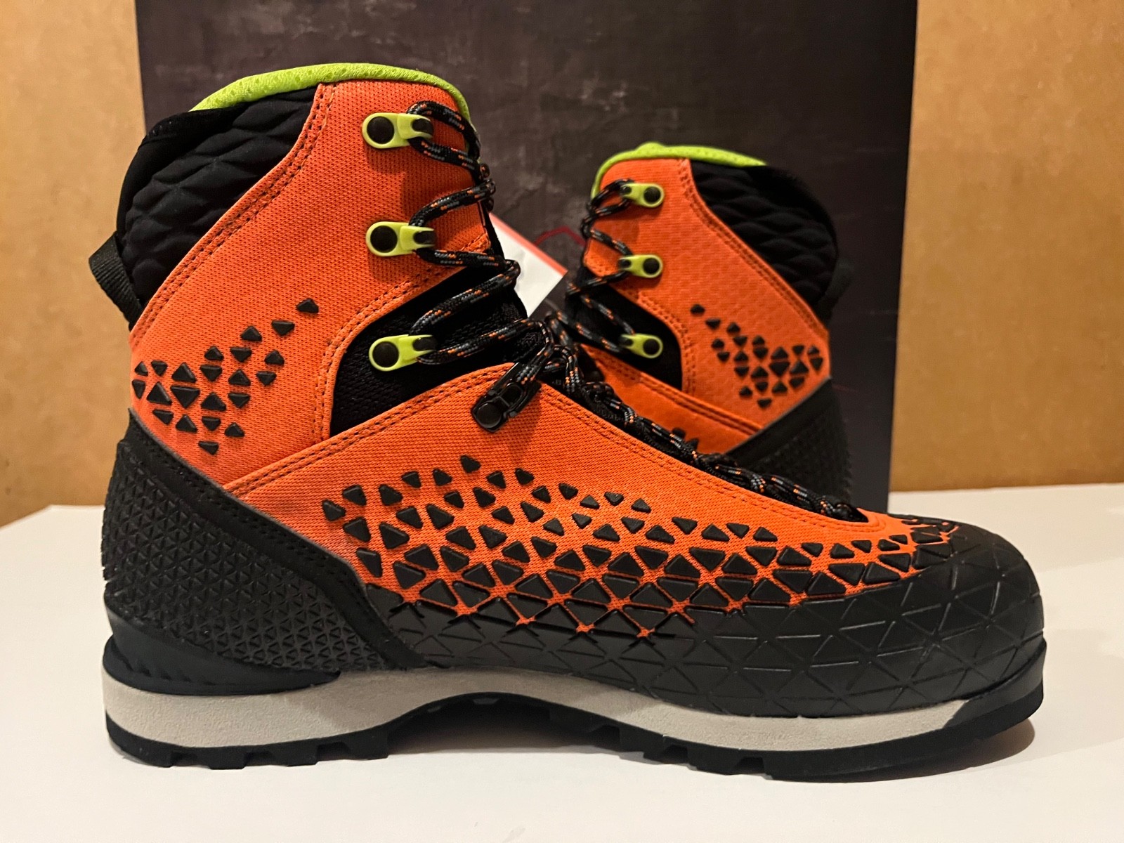 LOWA Alpine SL GTX GoreTex Flame Boots Hiking Trekking Mountaineering MADE ITALY