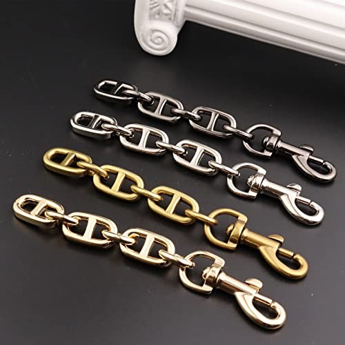 Purse Strap Extender 2Pcs 4.7 Inch Bag Extender Chain for 2 Pieces Silver