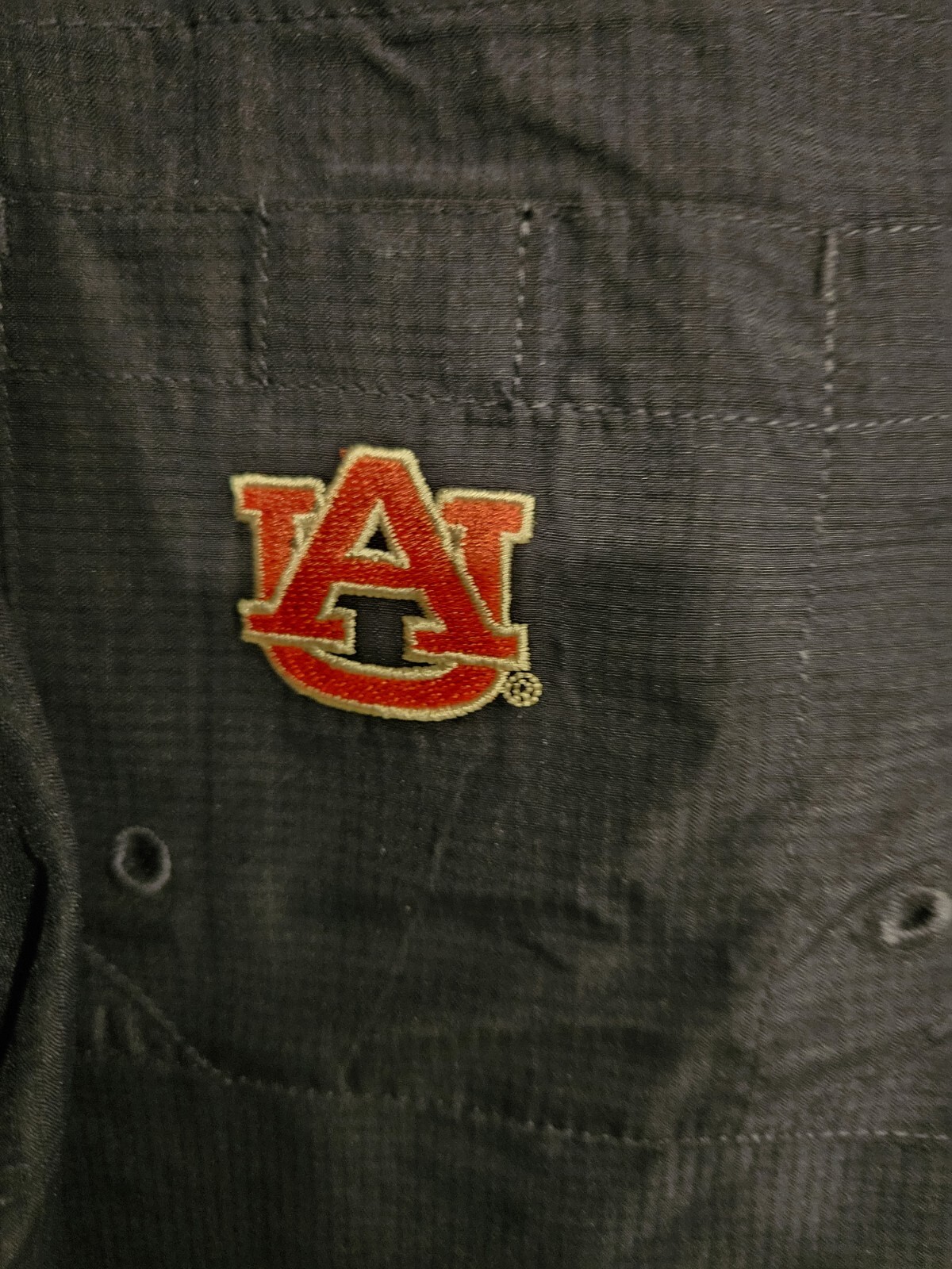 Auburn Tigers ProEdge Shirt NWOT Medium Fishing Golf Hiking Wicking Short Sleeve