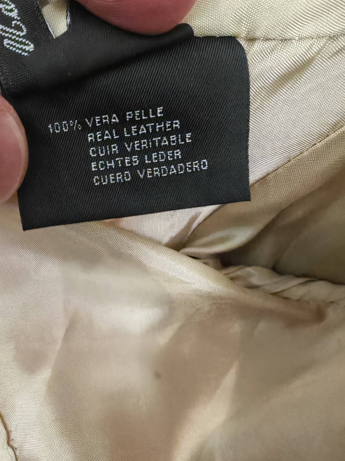 Tombolini Men’ Blazer Jacket 100% Suede Leather EU 52 ( M / L ) Made in Italy