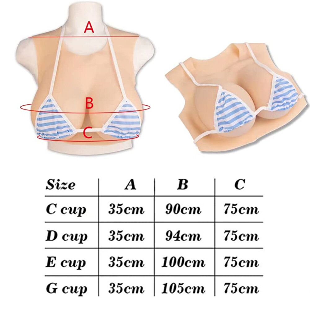 Silicone Breast Forms+Silicone Fake vagina Panties For Transgender Crossdresse