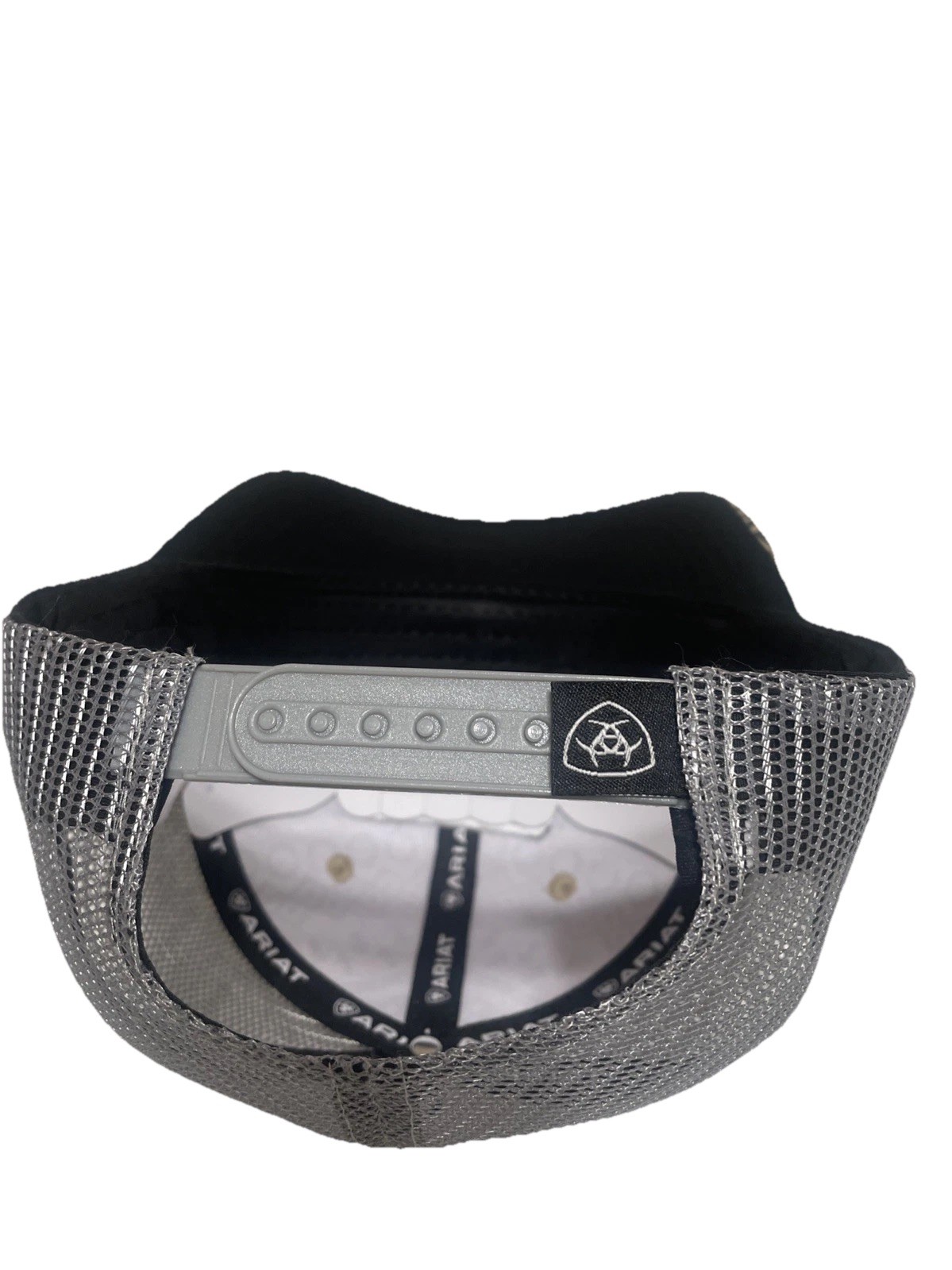 Ariat Mens B-Fit Shield Logo Mesh Back Snapback Cap Hat