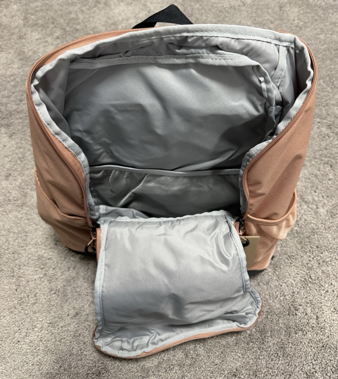 Nike Varsity Hoops Elite (32L) Backpack Rose Gold Black HM9965-688 NWT