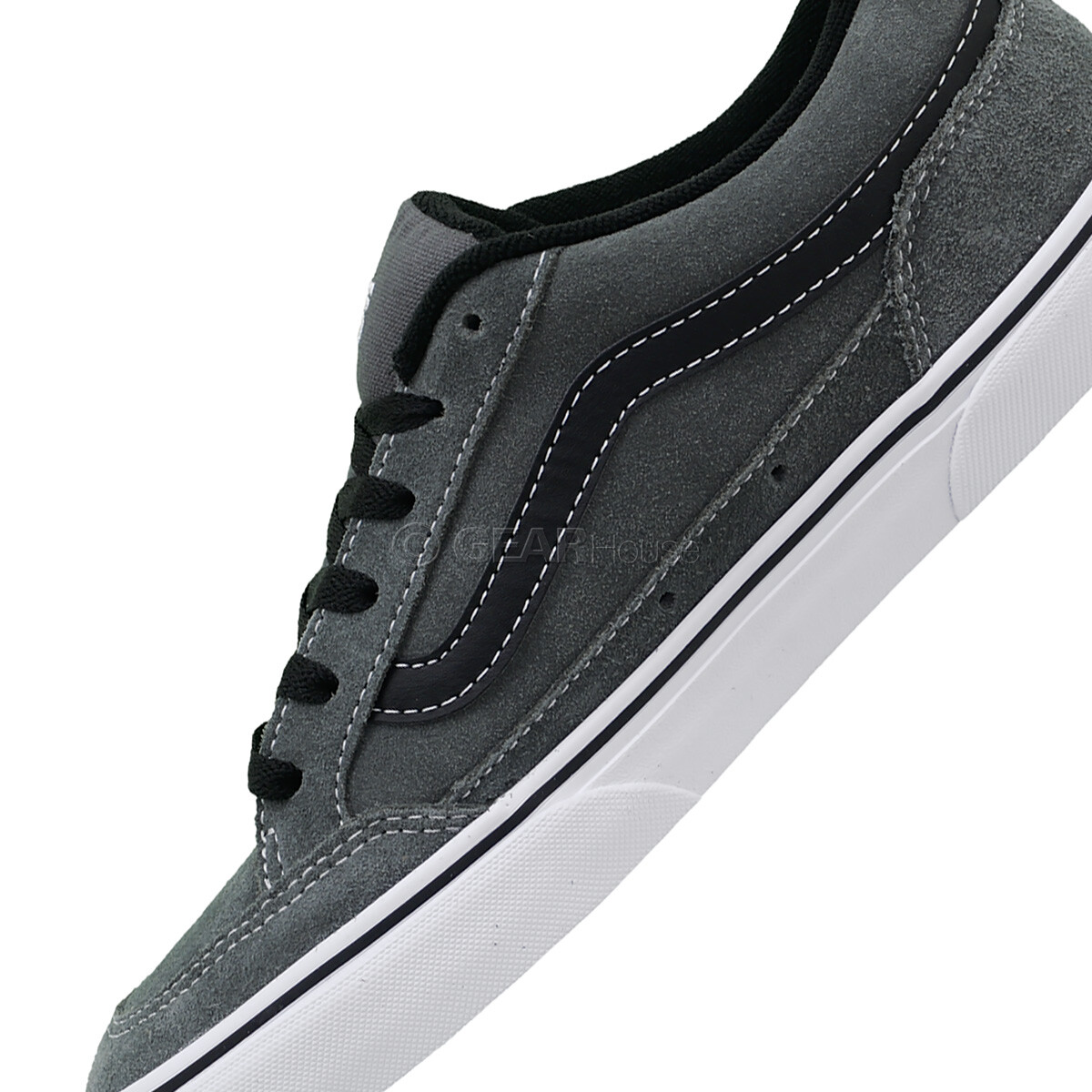 VANS Skate Bearcat Mens Low Top Skakeboarding Shoes, Gray Suede, Pick Size