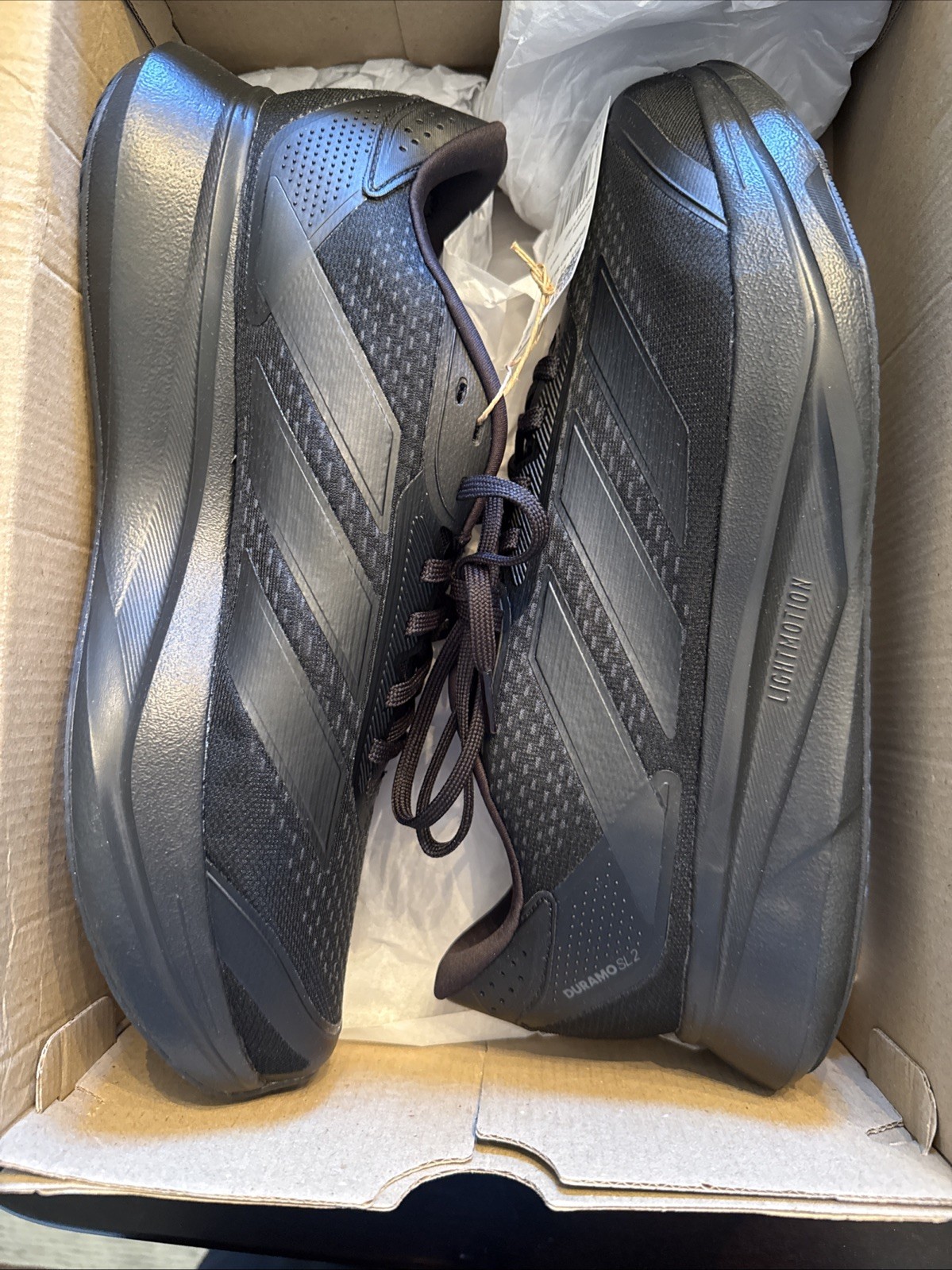 Size 11 Men’s adidas Duramo SL 2.0 Triple Black IH8217 Sneakers Shoes