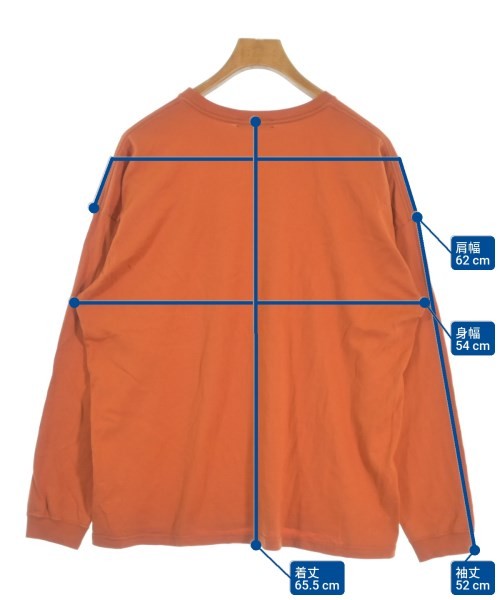 UNDER COVER T-shirts/Cut & Sewns Orange 1(Approx. S) 2200687574063