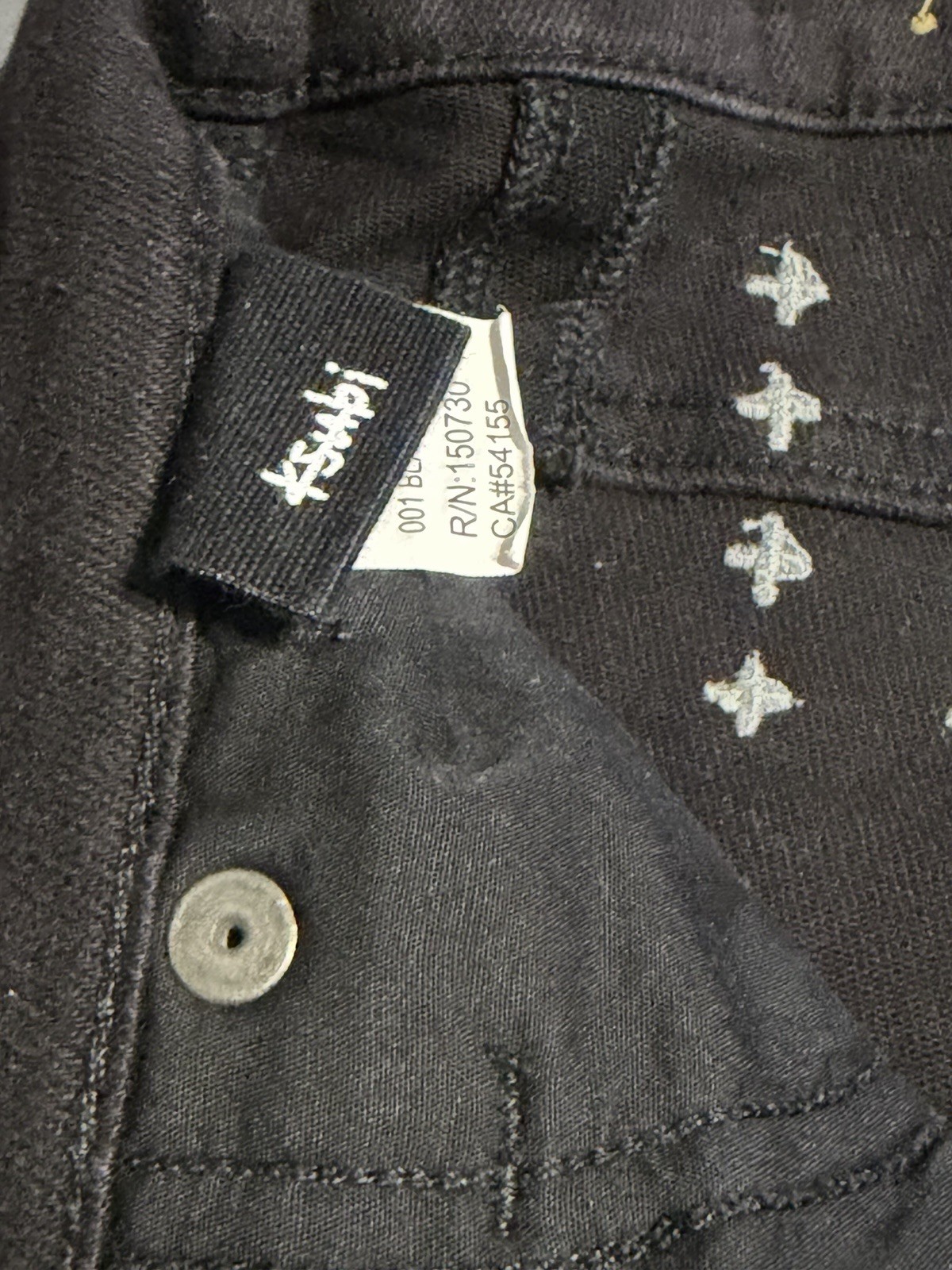 Ksubi Van Winkle Jeans Size 29 Slim Skinny with Logo Button Fly