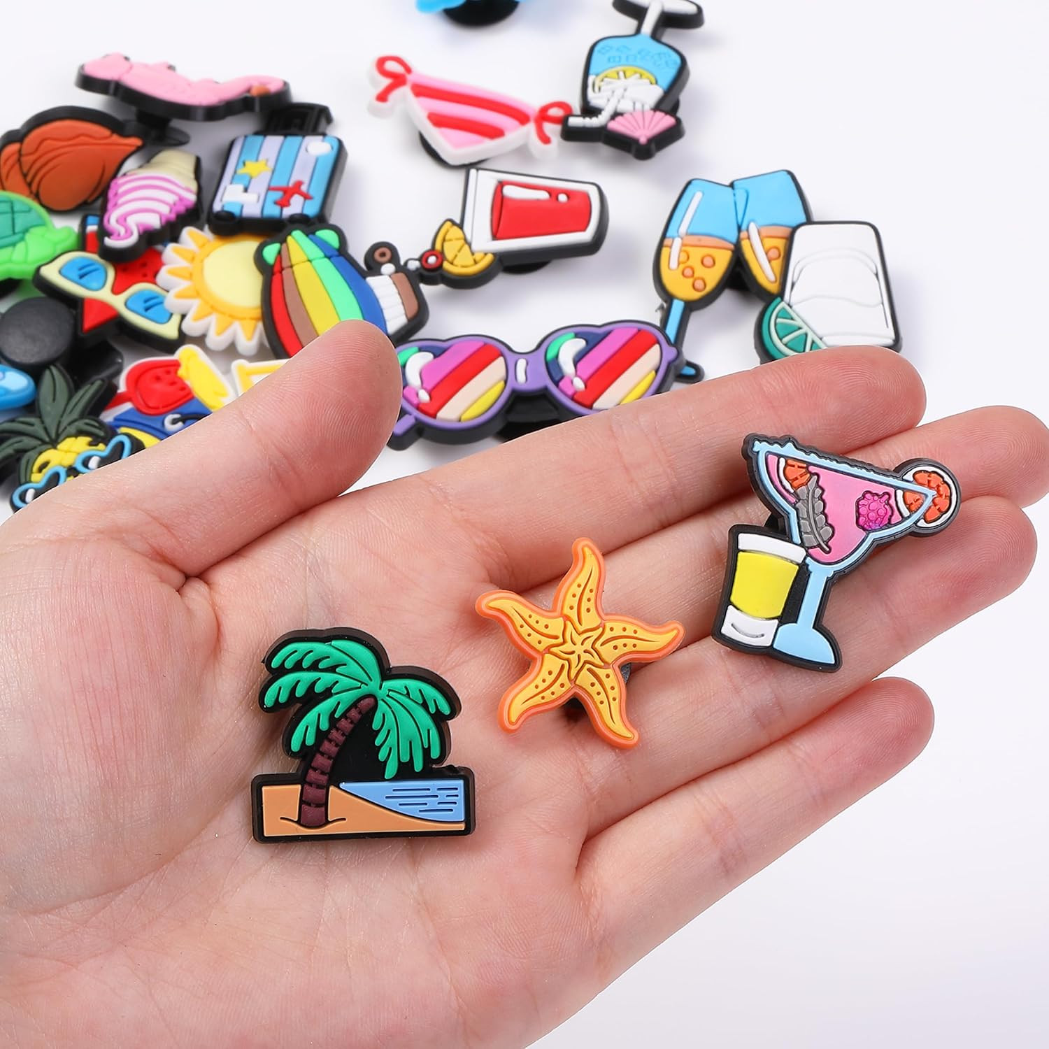 – Different Charms, 30, 50, 60 Pcs, PVC Random Decoration Charms for Decoration