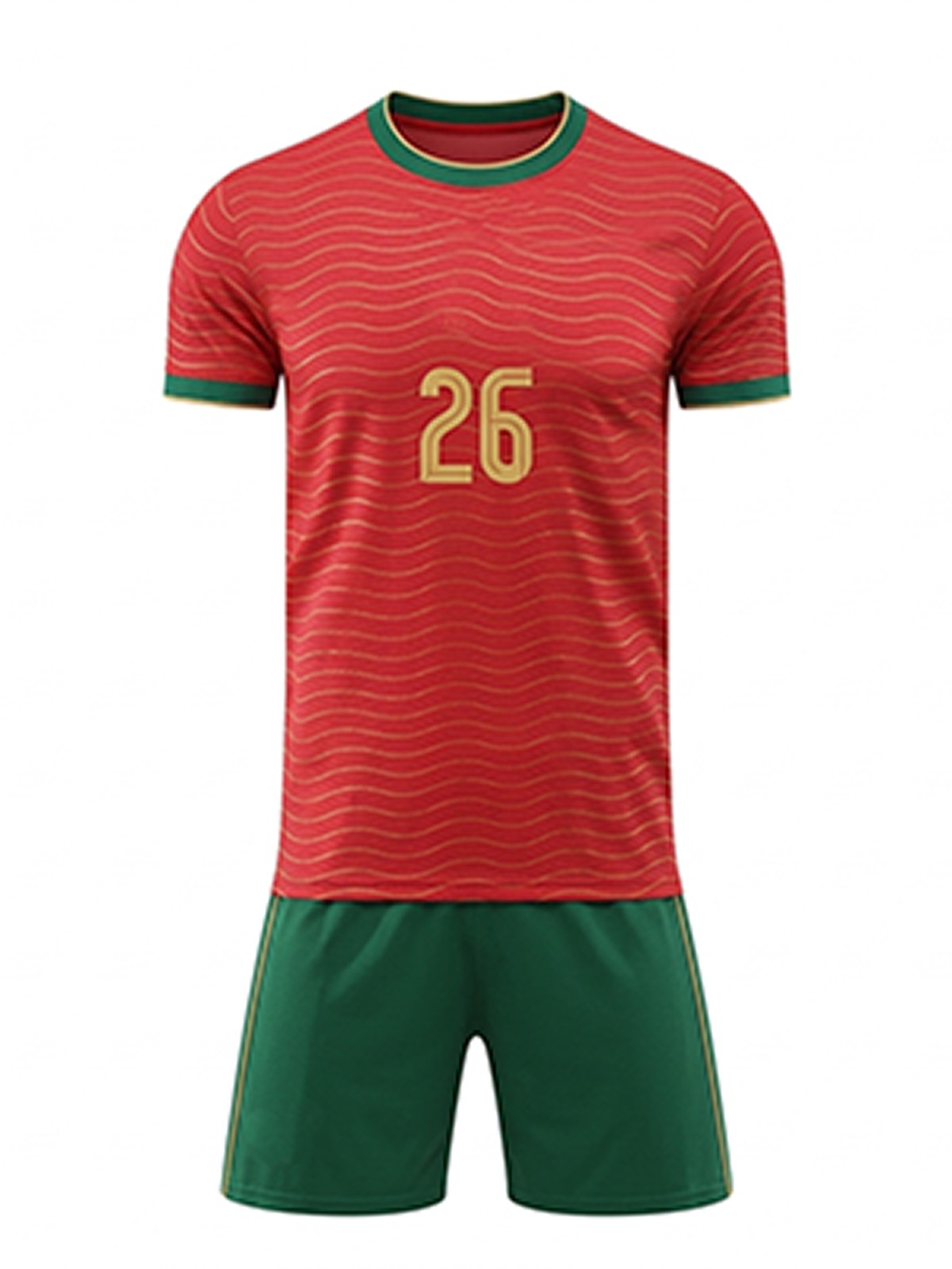 Mens Football Shirt Short Sleeve Team Training Top Quick Dry Soccer Jersey Kit
