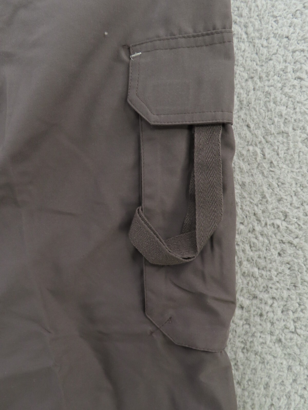 One Tough Brand OTB Pants Mens 34×32 Green Cargo Zip Baggy Parachute Skater Y2K