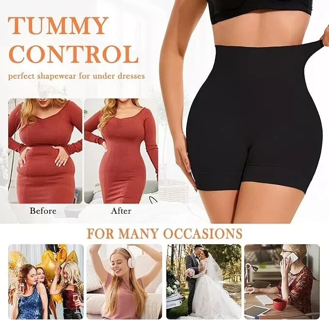 NIP / SHAPEMINT Essentials Women’s HIGH WAISTED SHAPER BOYSHORTS Panties – 4XL