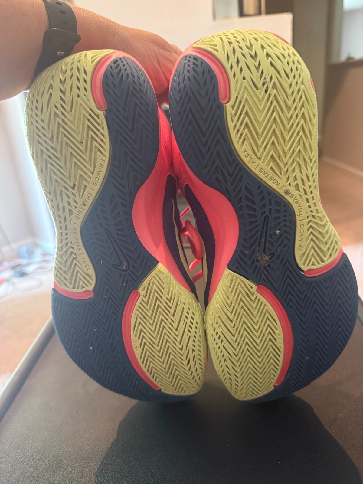 Nike Giannis Immortality Basketball Shoes – Bright Pink & Blue – Size 9.5