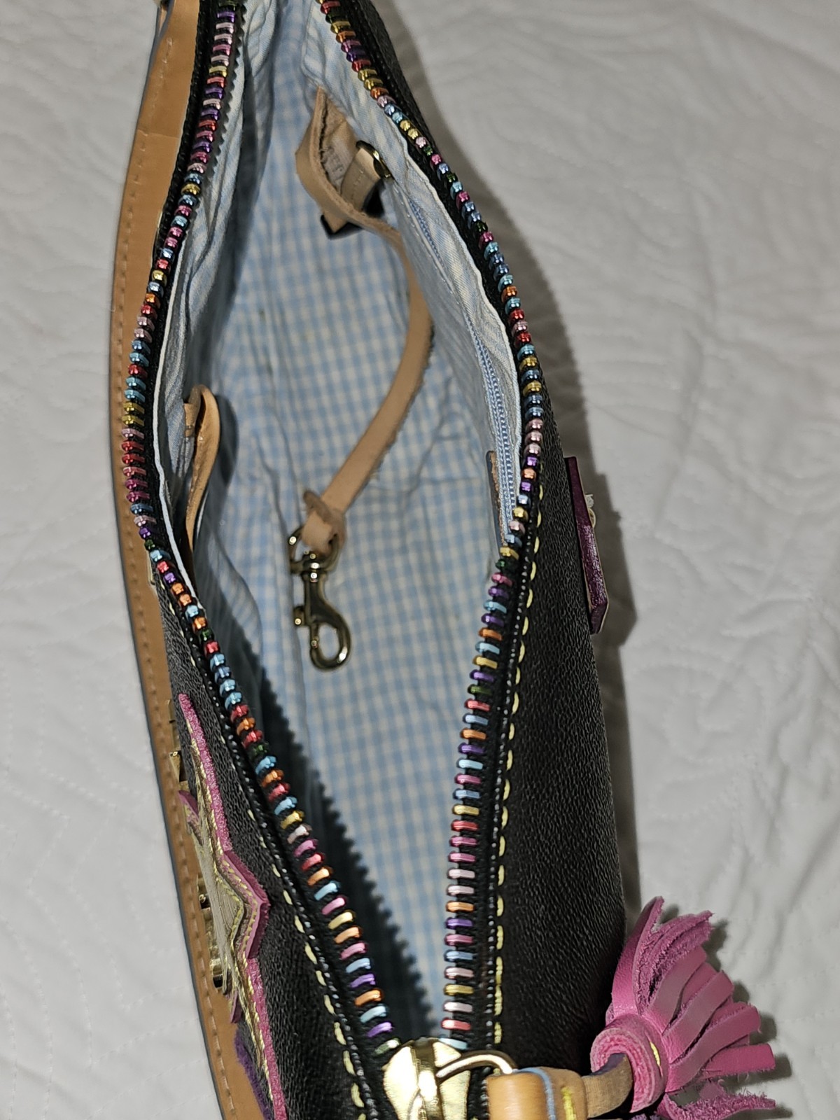DOONEY & BOURK Vintage Lohan 1 Limited Edition Shoulder Bag Brown Leather