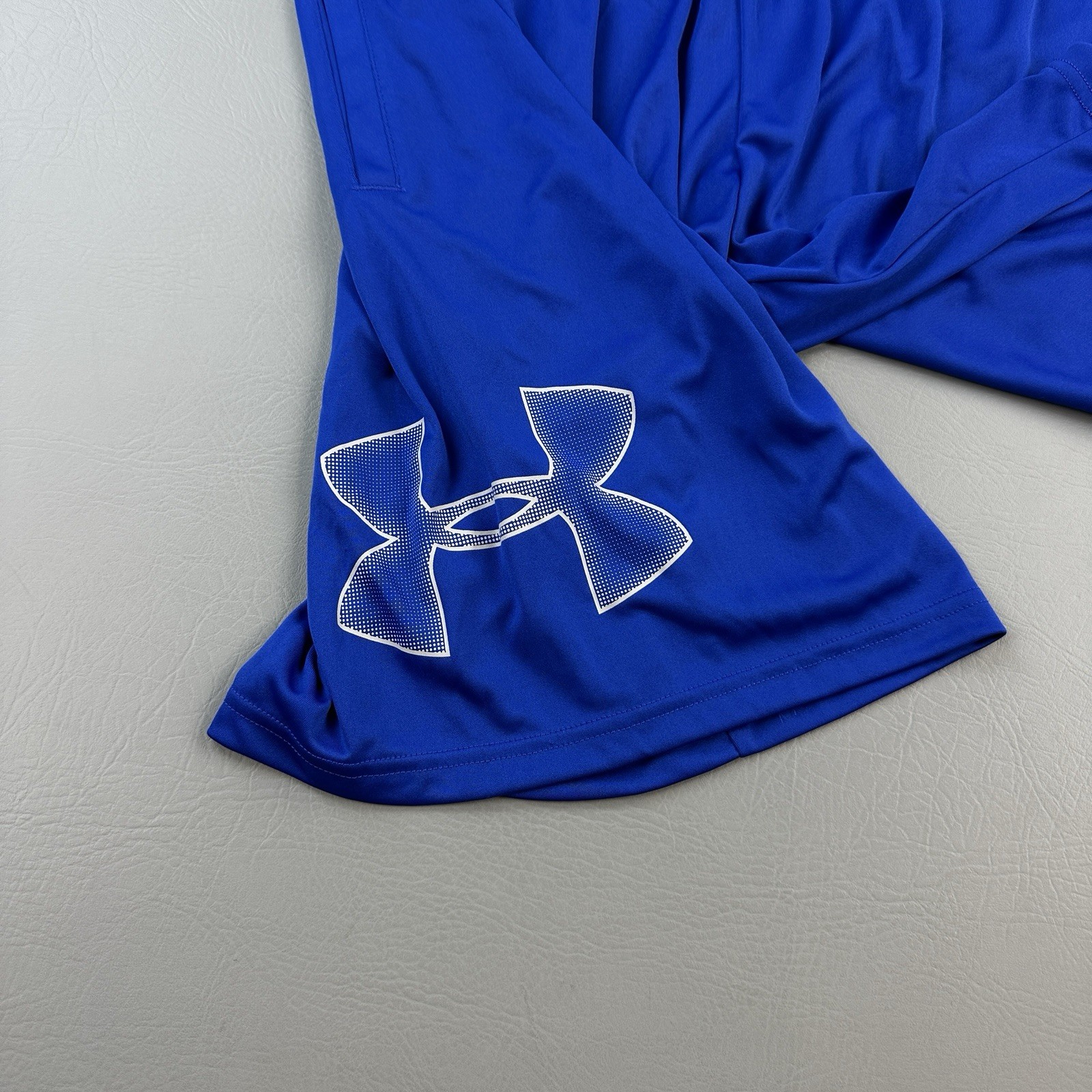 Under Armour Tech Graphic Shorts Mens XL Blue UA Logo Atheltic Drawstring NWT