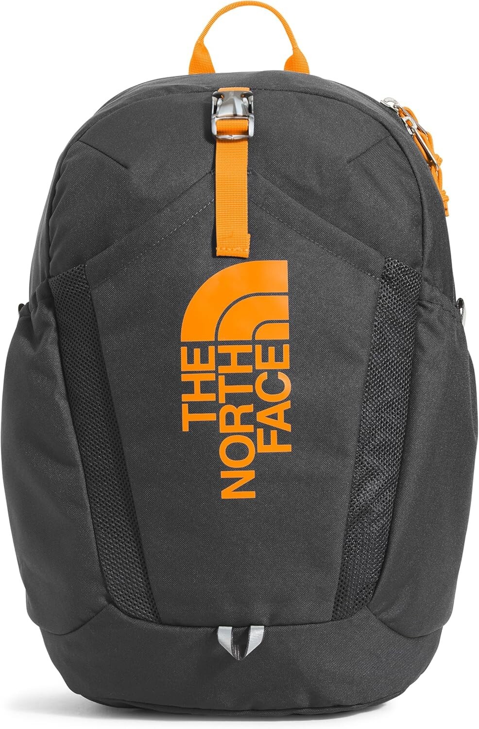 NEW The North Face Mini Recon Pack – Asphalt Grey/Cone Orange (16″ x 10″ x 6″)