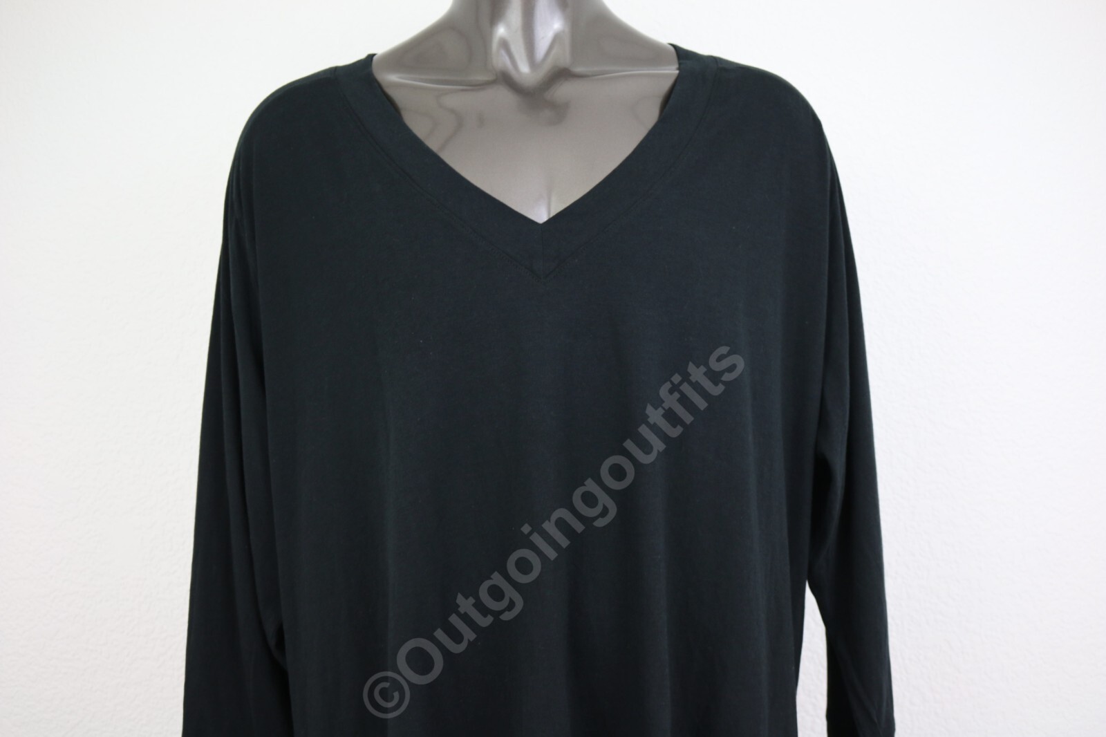 NEW Ava & Viv Women’s Long Sleeve V-Neck Top Casual Blouse Size 4X (28/30)