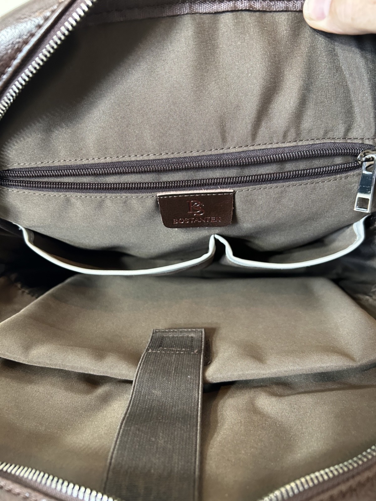 BOSTANTEN Leather Laptop Backpack 15.6 inch Computer Bag – C1