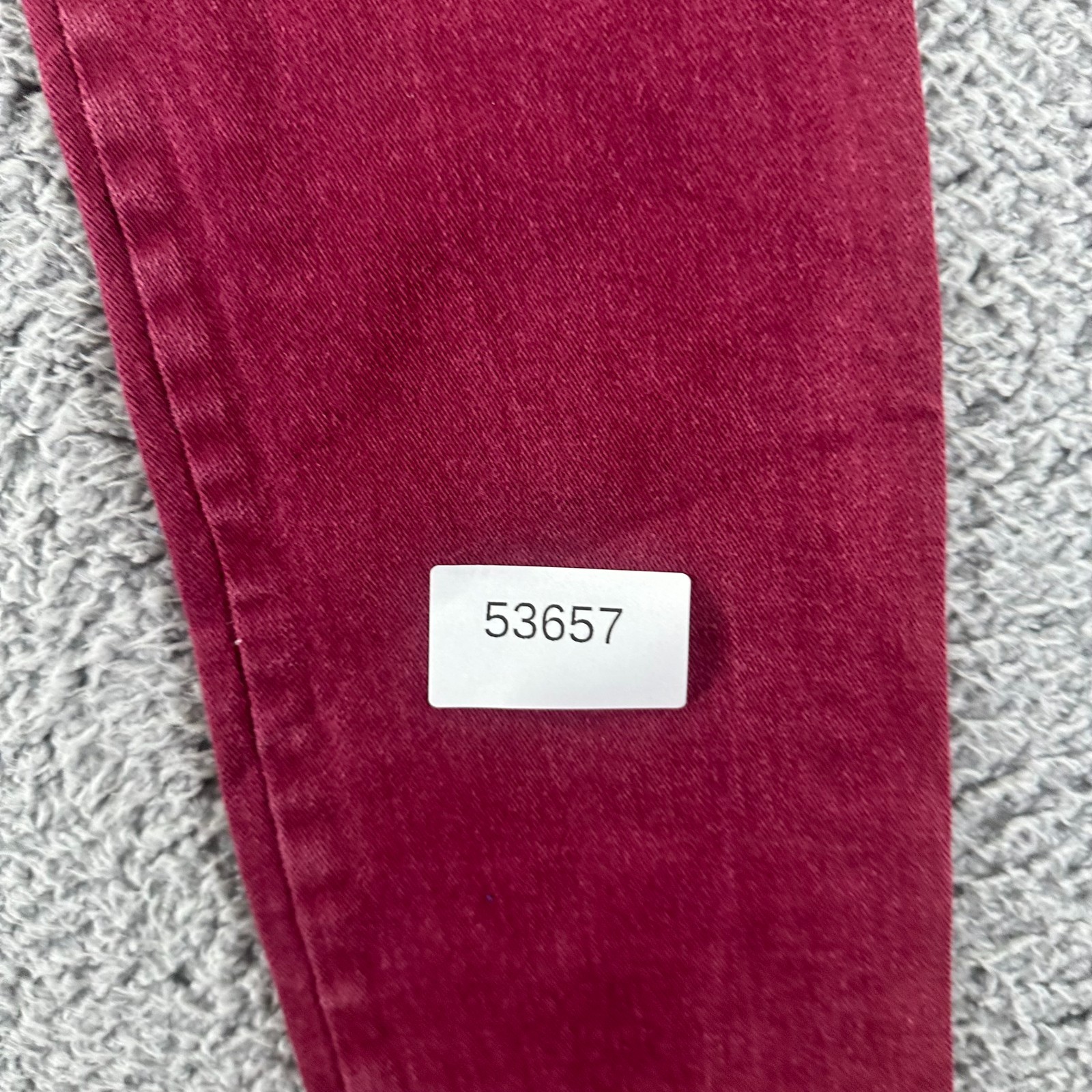 Waimea Jeans Mens 34×30 Red Cotton Denim Skinny Leg Biker Moto Workwear Stretch