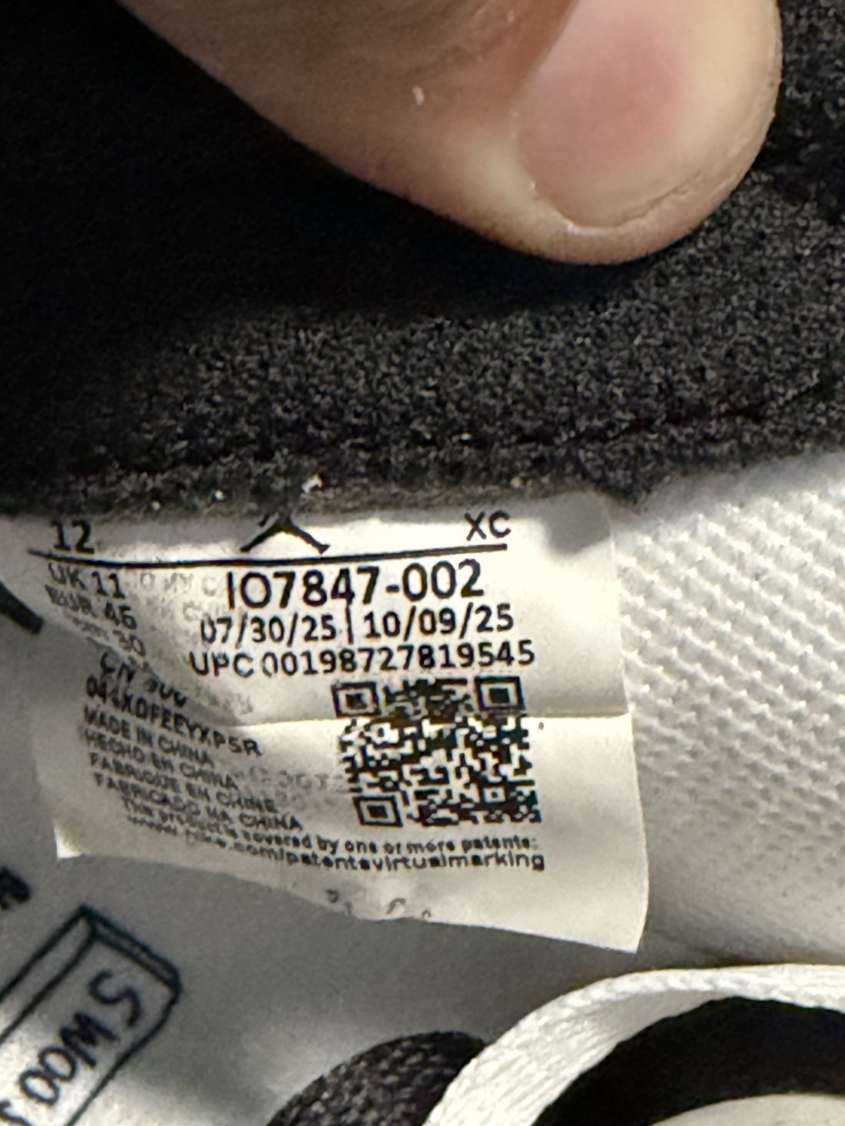 Size 12 – Jordan 1 Retro OG High Union X Fragment LA