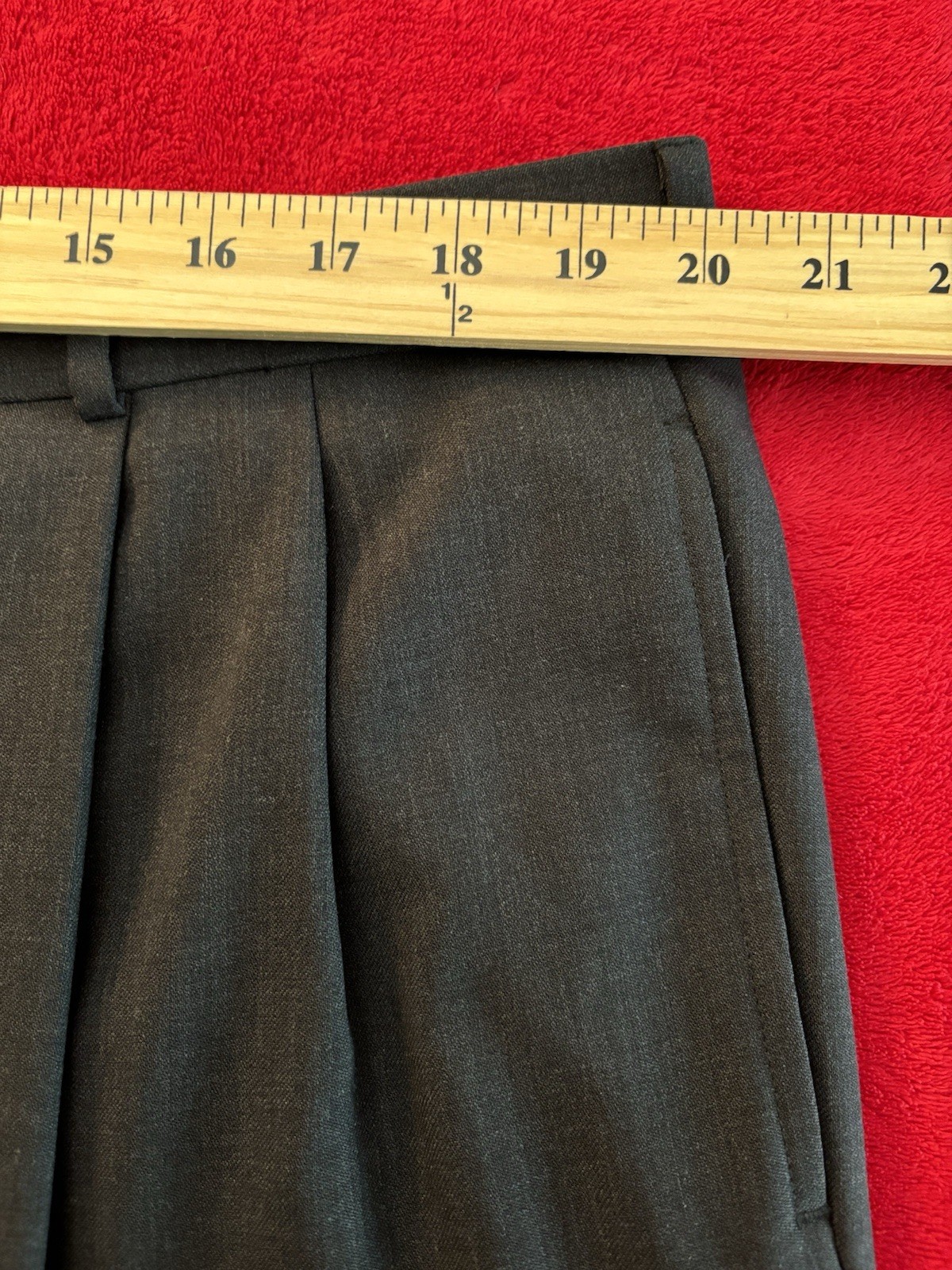 Southwick 48R 3-ROLL-2 100% Wool 2-piece Suit SOLID GRAY 40×29.5 Made in USA EUC