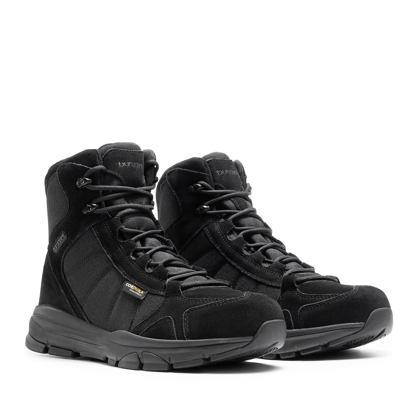 BURUDANI Men Tactical Combat Boots Military Hiking Outdoor Work Boots Black