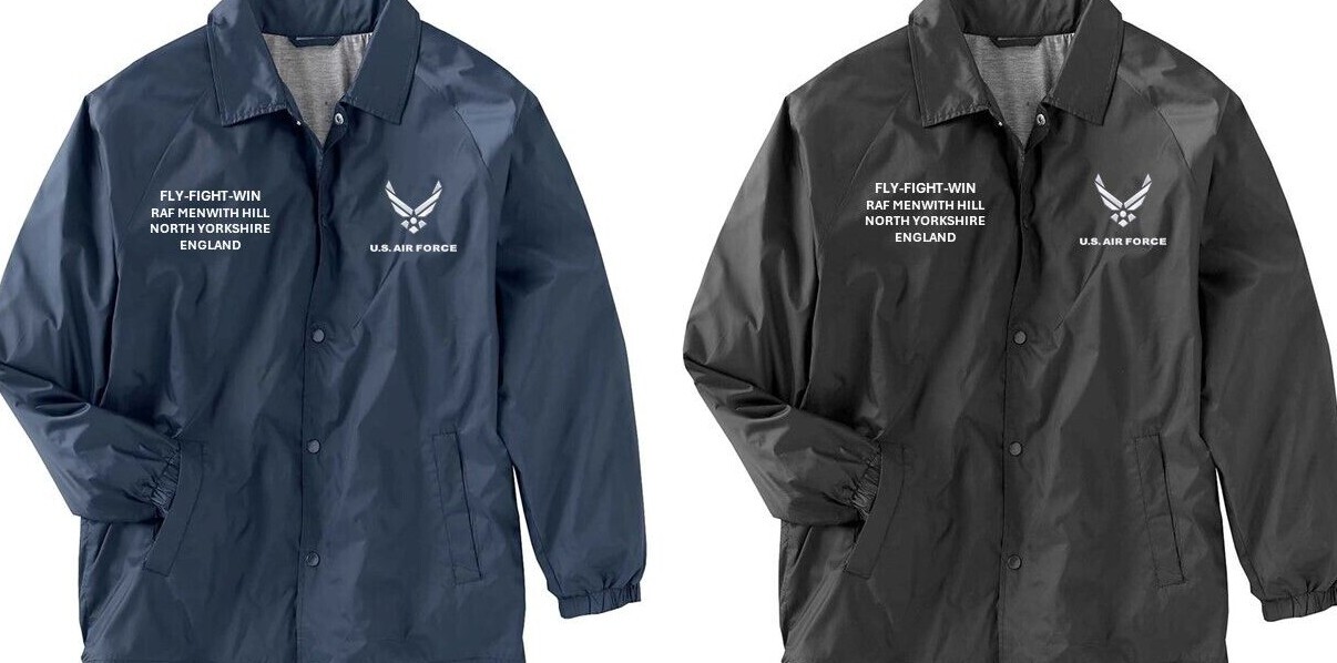 AL DHAFRA AIR BASE* UNITED ARAB EMIRATES*EMBROIDERED JACKET*OFFICIALLY LICENSED