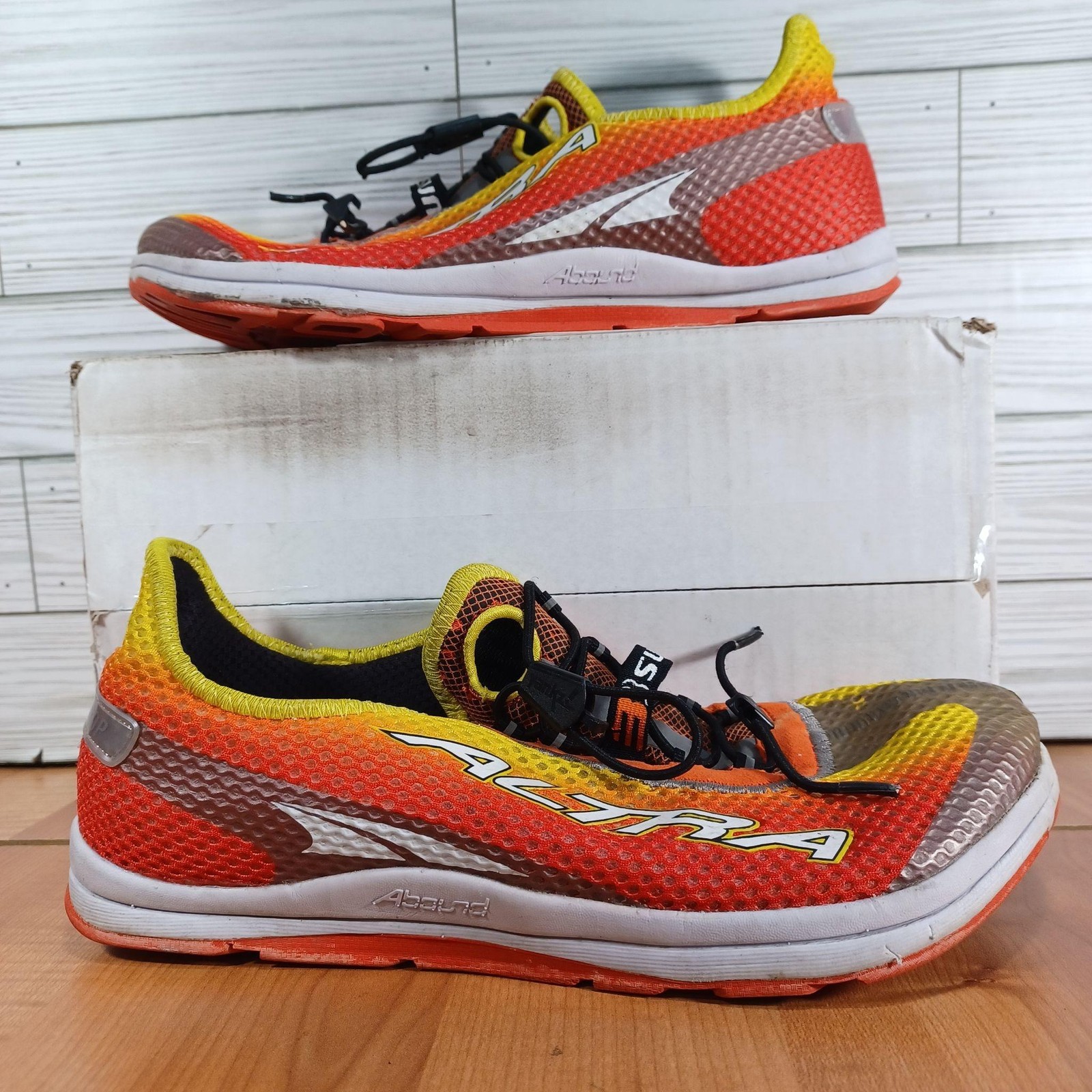Altra 3Sum Shoes Mens Size 10 Contour Footbed Orange Running Low Top Zero Drop