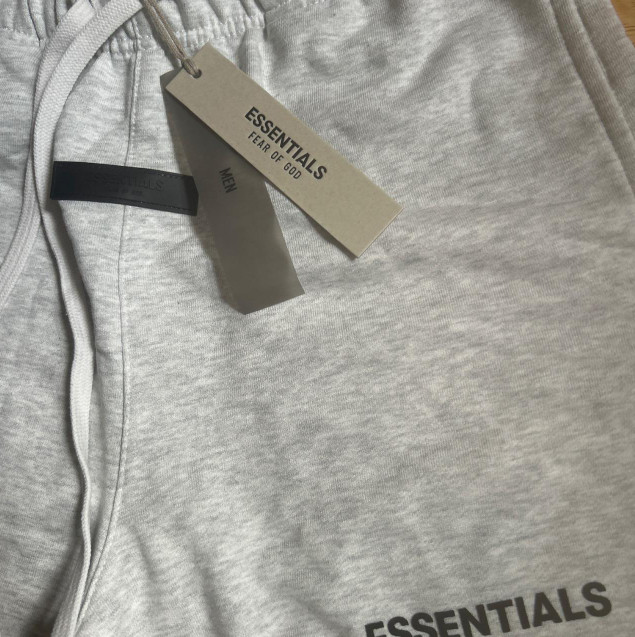 Fear Of God Essentials Light Oatmeal Hoodie Size Medium Brand New Authenticated.