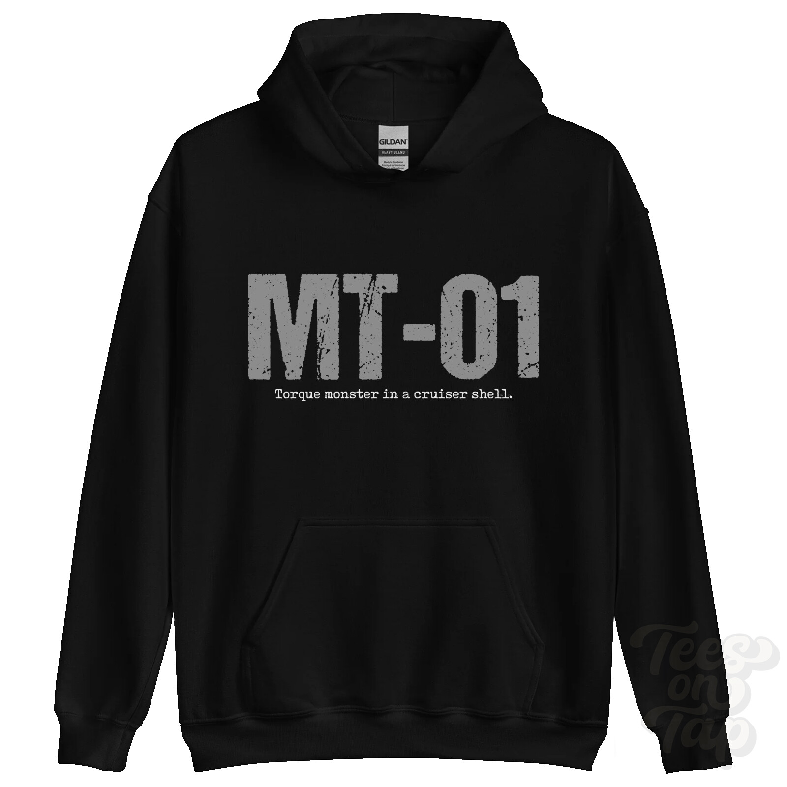 MT-01: Torque monster in a cruiser shell hoodie motorcycle biker