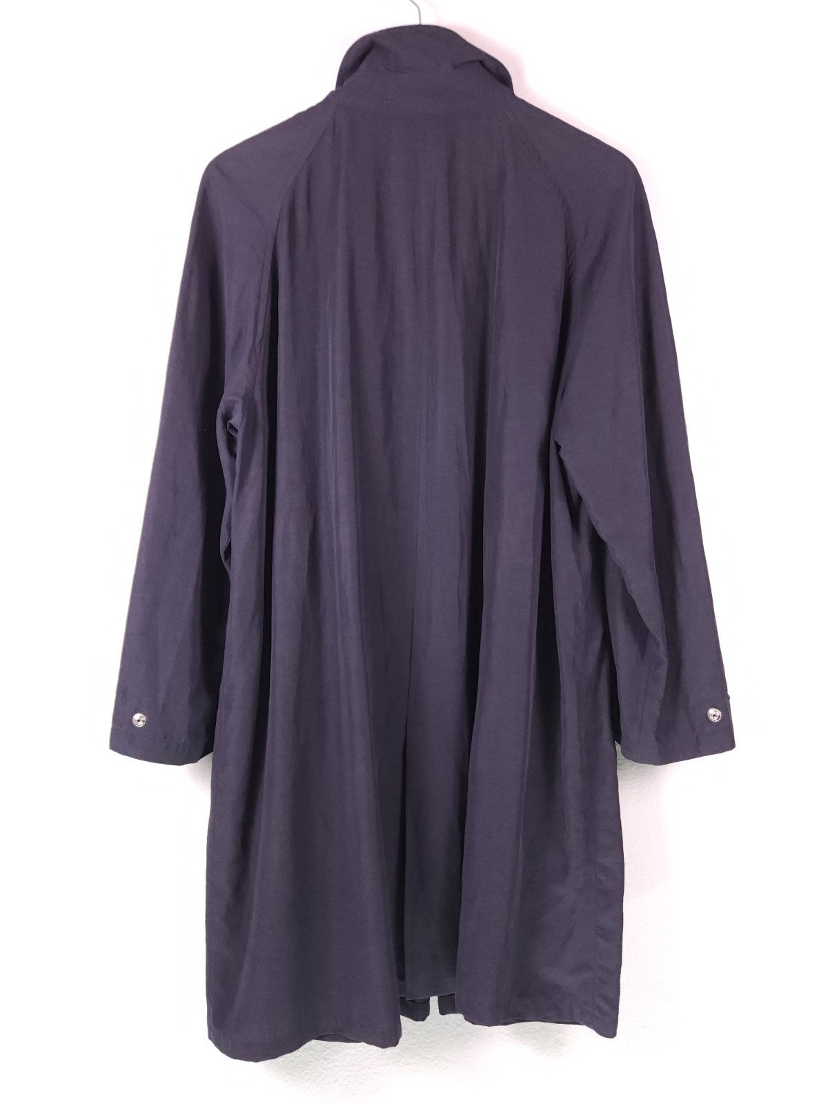 Harrods Knightsbridge Allegri Italy Oversized Linen Blend Coat Minimalist IT 46