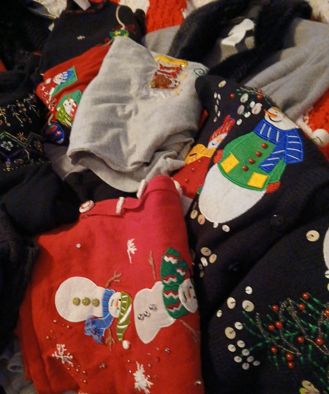 CHOOSE A SWEATER OR MORE FROM THE LISTINGS-DETAILS OF EACH IN DESCRIPTION