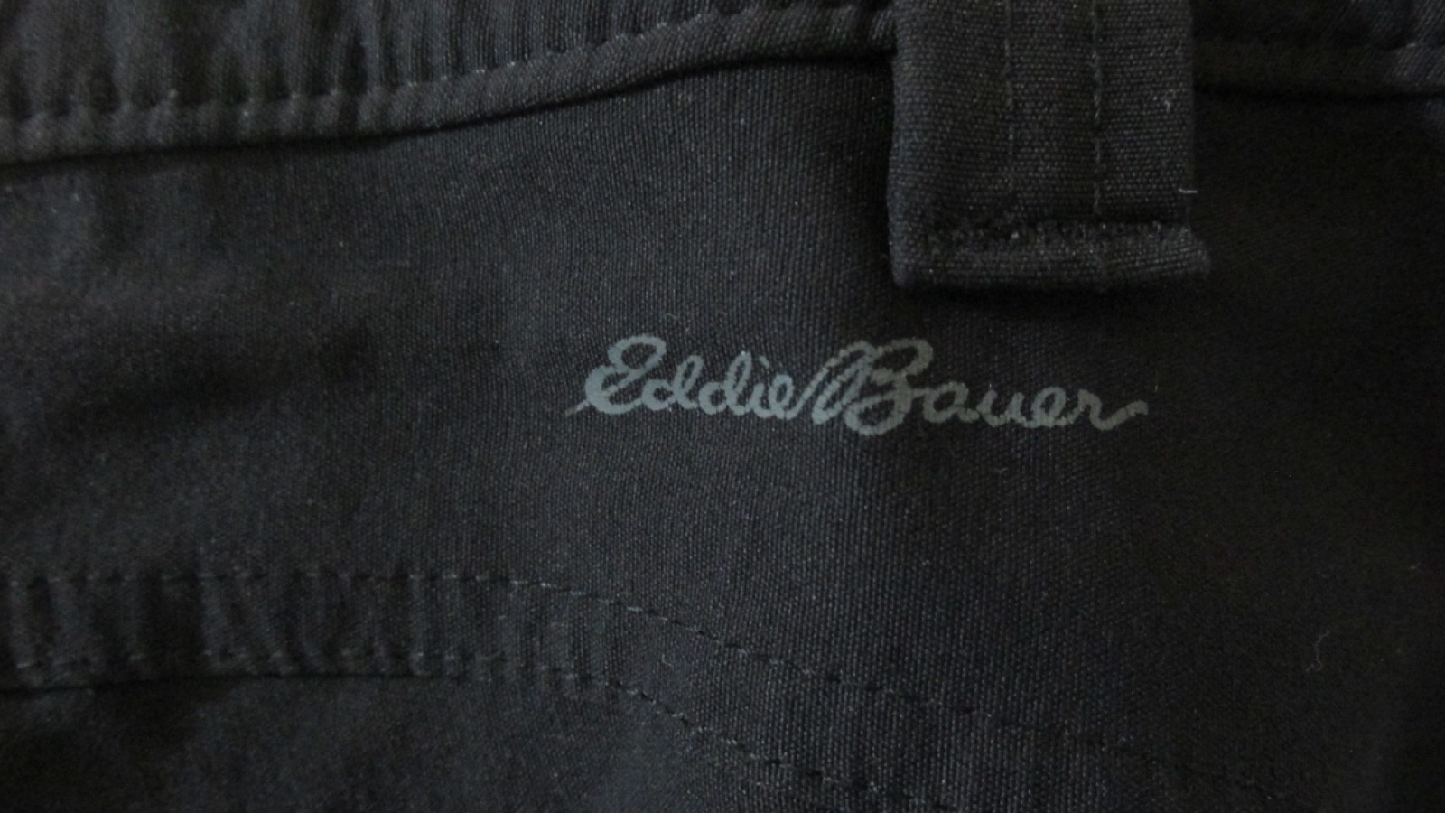 Eddie Bauer Pants Women’s Sz 14 Black Stretch Capri w/Adjustable Bottom