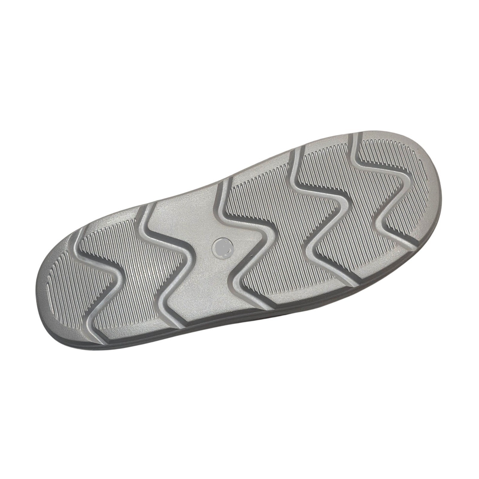 All in Motion Mens Archie Recovery Slide Sandals Gray Contoured Footbed Slip On
